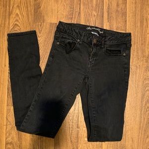 SOLD American Eagle X-Long Black Skinny Jeans